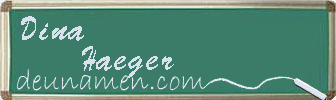 Dina Haeger Visitenkarte